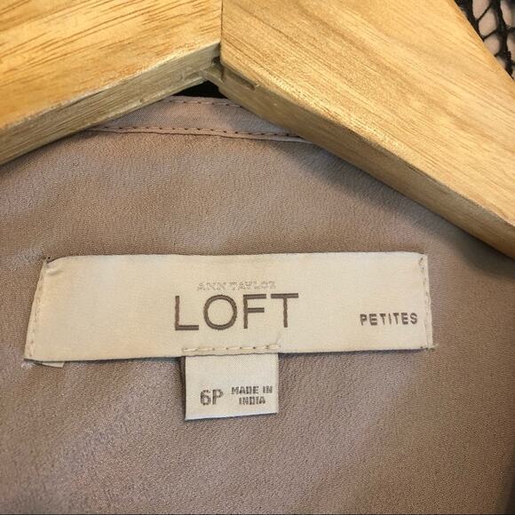 Loft Black Lace Sheath Dress Womens 6 Coquette Floral Cocktail Whimsigoth Mini - Picture 2 of 6